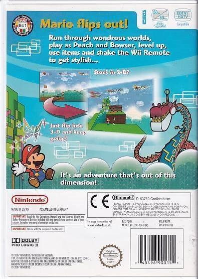 Super Paper Mario - Wii (B Grade) (Genbrug)